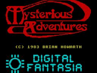 The Time Machine title screen for ZX Spectrum